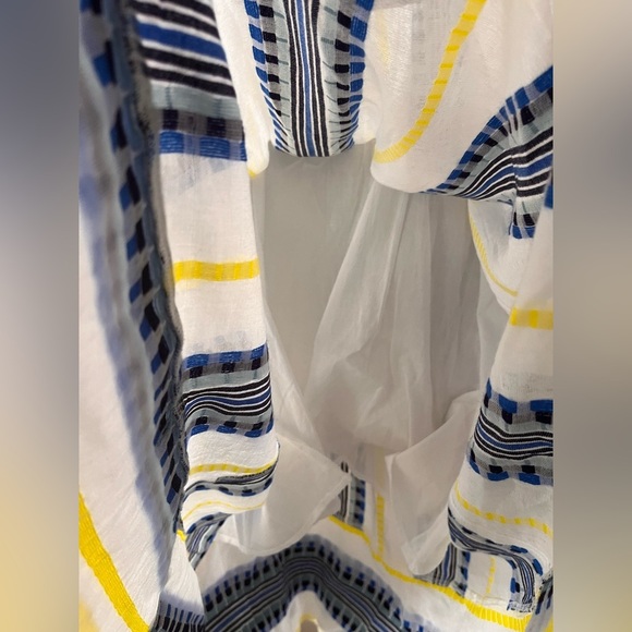 Anthropologie Ro’s Garden Striped Tunic Dress with Yellow and Blue Accents - Picture 9 of 15